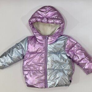 Baby Gap Metallic Puffer Jacket